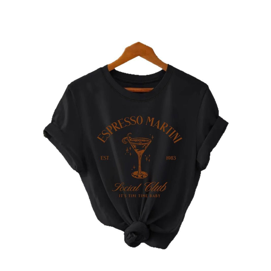 Cotton ESPRESSO MARTINI new short sleeved shirt