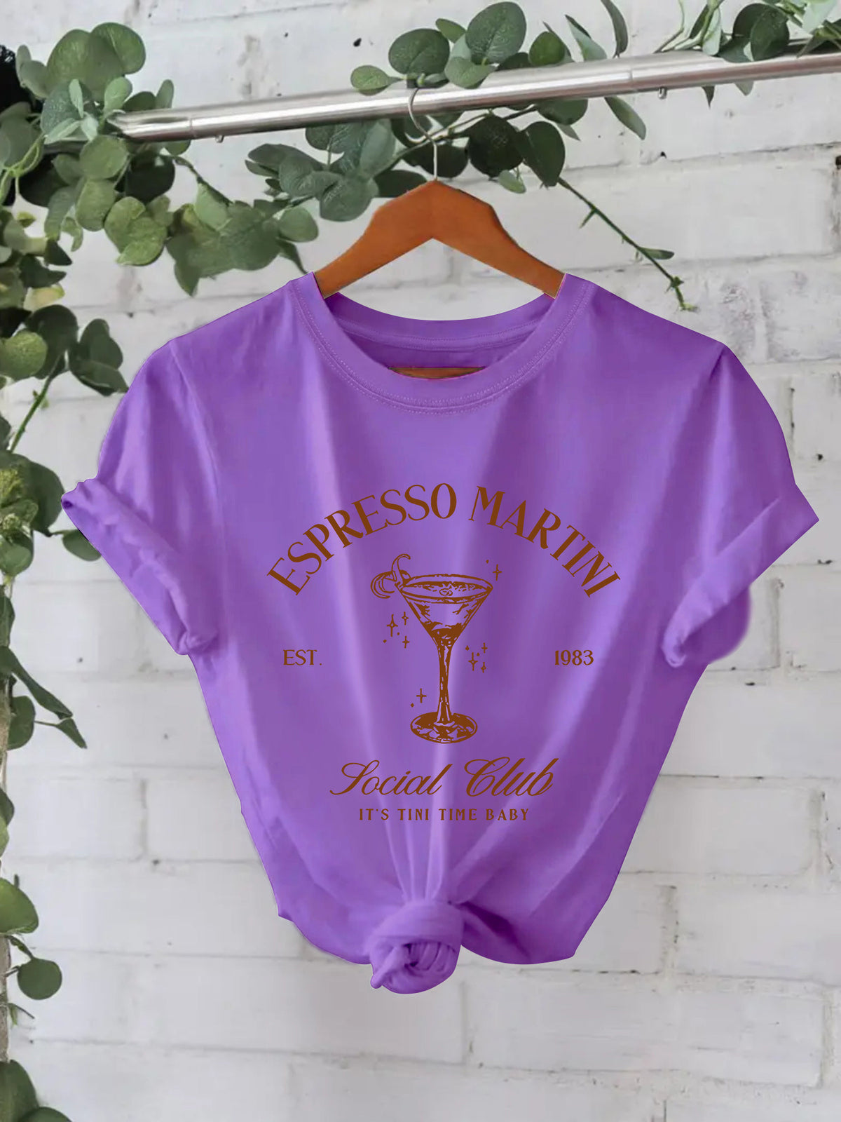Cotton ESPRESSO MARTINI new short sleeved shirt