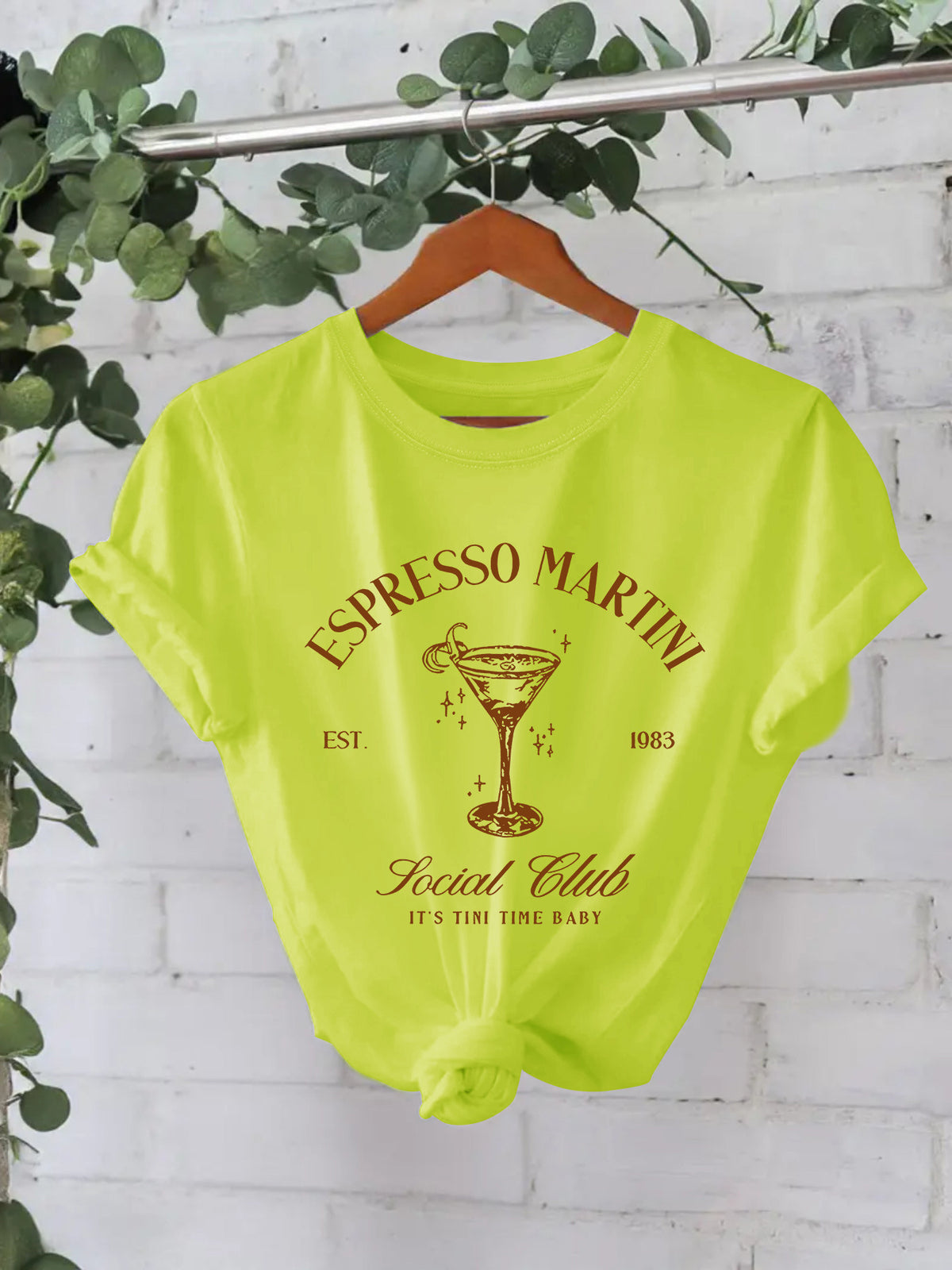 Cotton ESPRESSO MARTINI new short sleeved shirt
