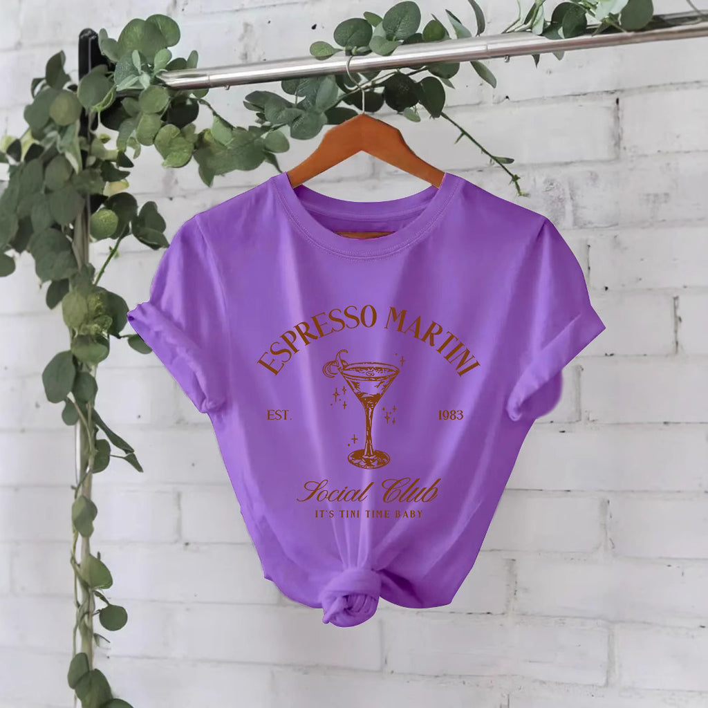 Cotton ESPRESSO MARTINI new short sleeved shirt