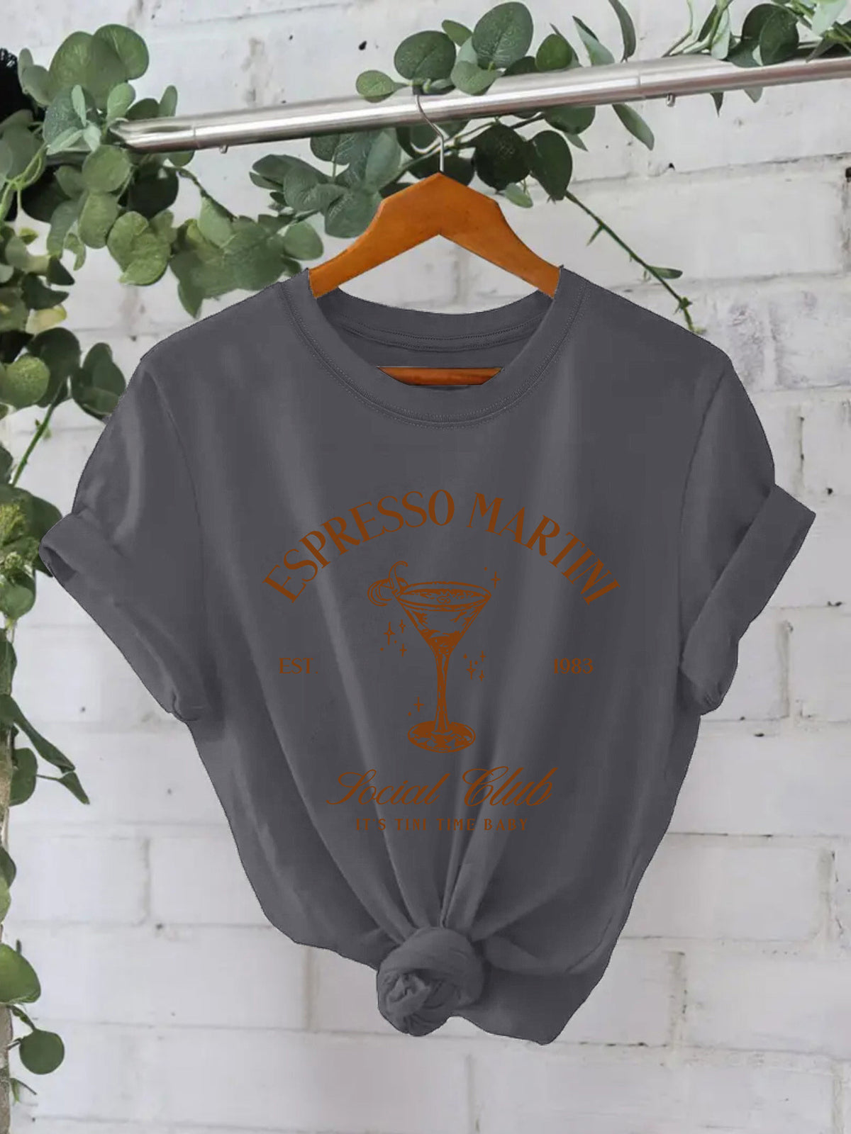 Cotton ESPRESSO MARTINI new short sleeved shirt