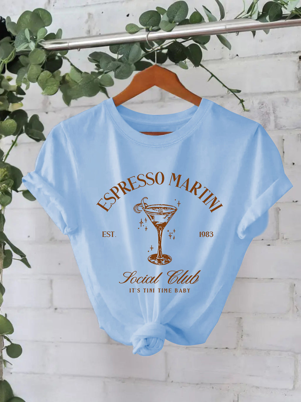 Cotton ESPRESSO MARTINI new short sleeved shirt