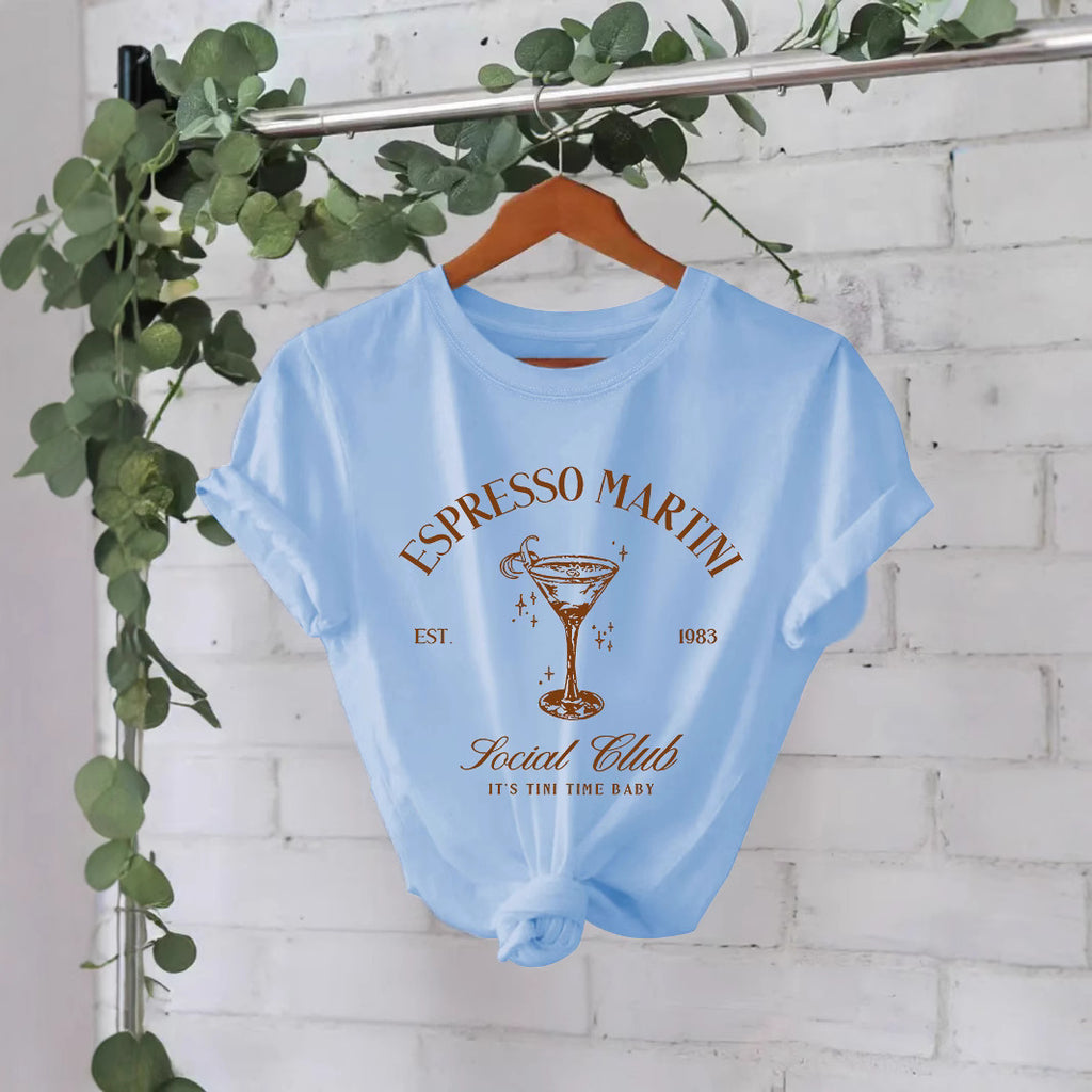 Cotton ESPRESSO MARTINI new short sleeved shirt